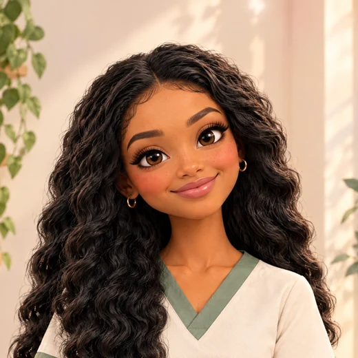 Alanii, the Glo Haus esthetician, smiling